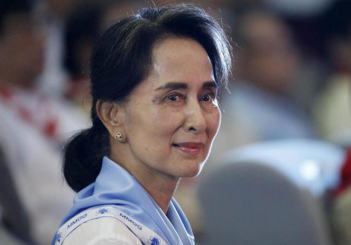 Myanmars gestürzte zivile Führerin Aung San Suu Kyi wurde wegen dreier Straftaten zu zwei Jahren Haft verurteilt. Foto: epa/Nyein Chan Naing