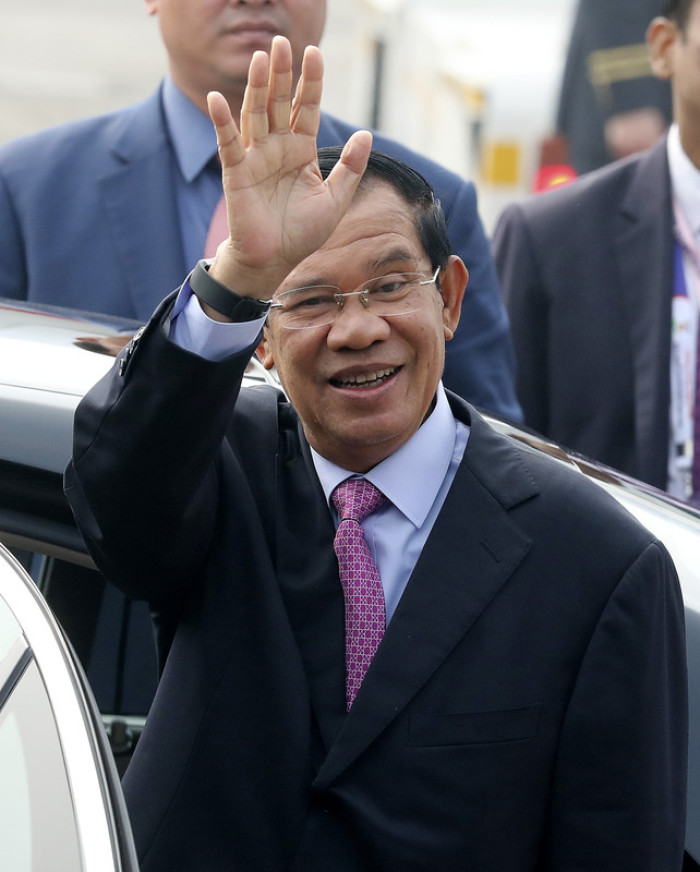 Kambodschas Ministerpräsident Hun Sen. Foto: epa/Harish Tyagi