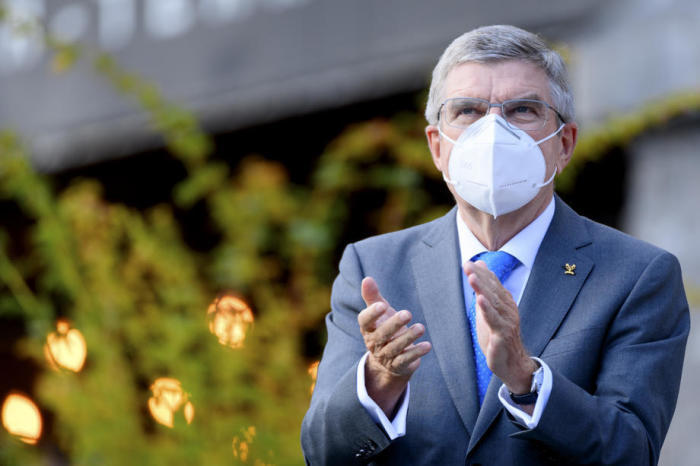 Präsident des Internationalen Olympischen Komitees (IOC) Thomas Bach aus Deutschland. Foto: epa/Laurent Gillieron