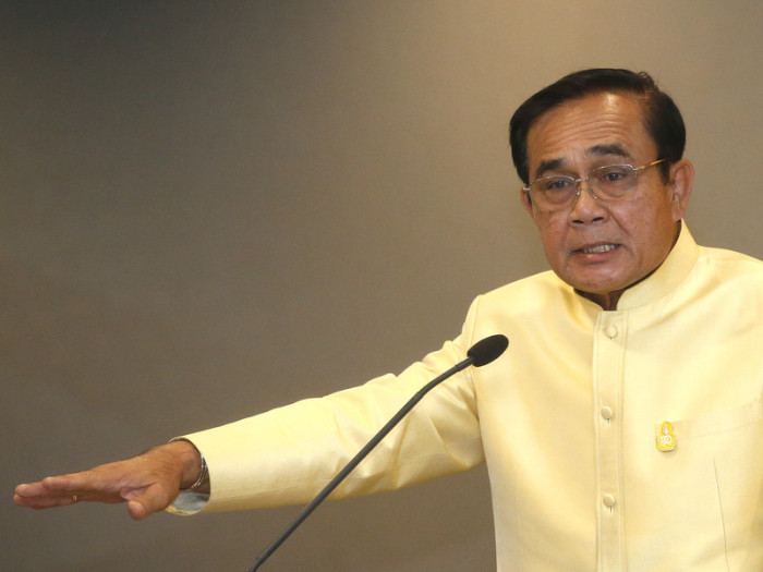 Thailands Premierminister Prayut Chan-o-cha. Foto: epa/Narong Sangnak	