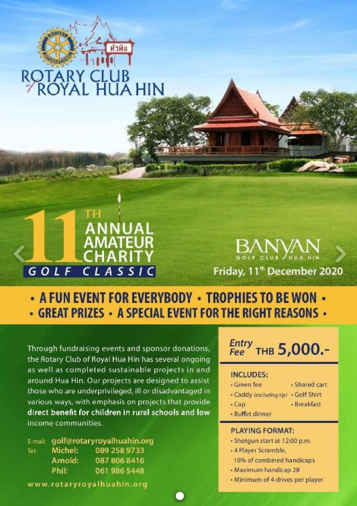 11. Charity-Golf-Turnier des Rotary Club