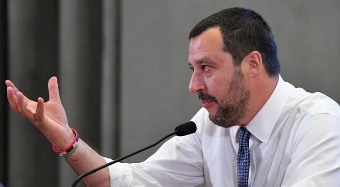 Der italienische Innenminister Matteo Salvini. Foto: epa/Ettore Ferrari