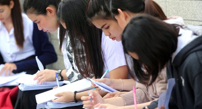 Studenten einer thailändischen Universität. Foto: The Nation