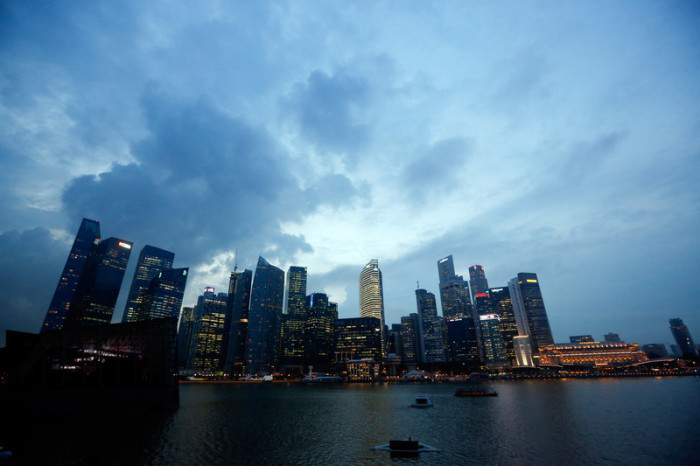 Blick auf die Skyline von Singapur. Foto: epa/ Stephen Morrison