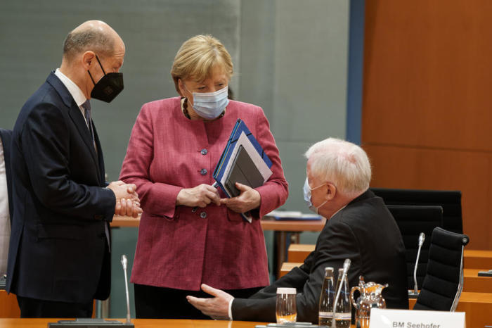 Wöchentliche Sitzung des deutschen Bundeskabinetts in Berlin. Foto: epa/Henning Schacht / Pool