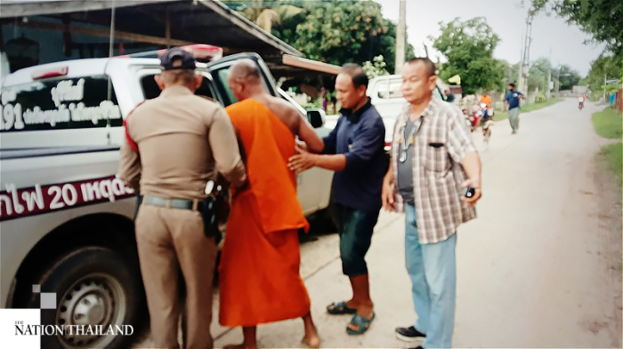 Der Täter, der Abt eines buddhistischen Tempels, konnte innerhalb kürzester Zeit festgenommen. Er hatte seine schwangere Exfreundin mit einer Machete regelrecht abgeschlachtet. Foto: The Nation