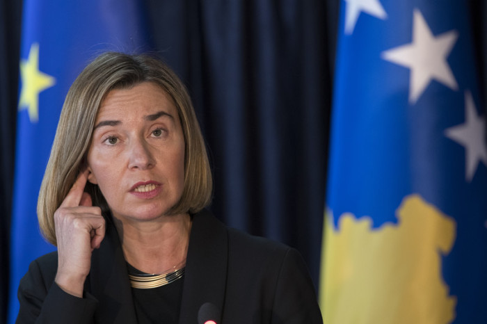 Die EU-Außenbeauftragte Federica Mogherini. Foto: epa/Valdrin Xhemaj