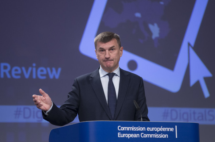  EU-Vizekommissionspräsident Andrus Ansip. Foto: epa/Olivier Hoslet