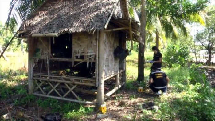 In dieser Hütte soll das 15-jährige Mädchen vergewaltigt worden sein. Foto: Phuket Gazette