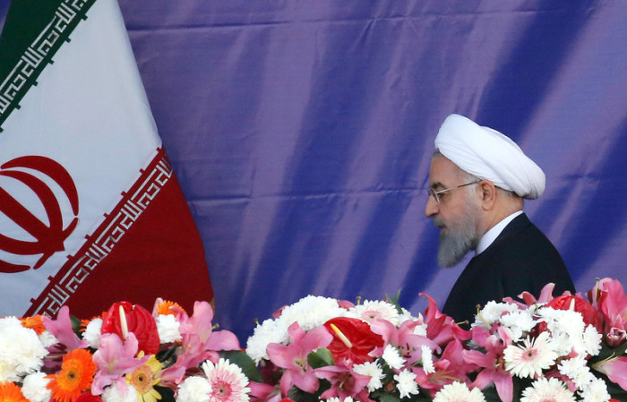Der iranischen Präsidenten Hassan Ruhani. Foto: epa/Abedin Taherkenareh
