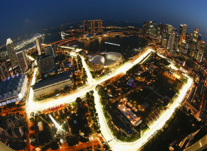  Der Marina Bay Street Circuit. Foto: epa/Lynn Bo Bo