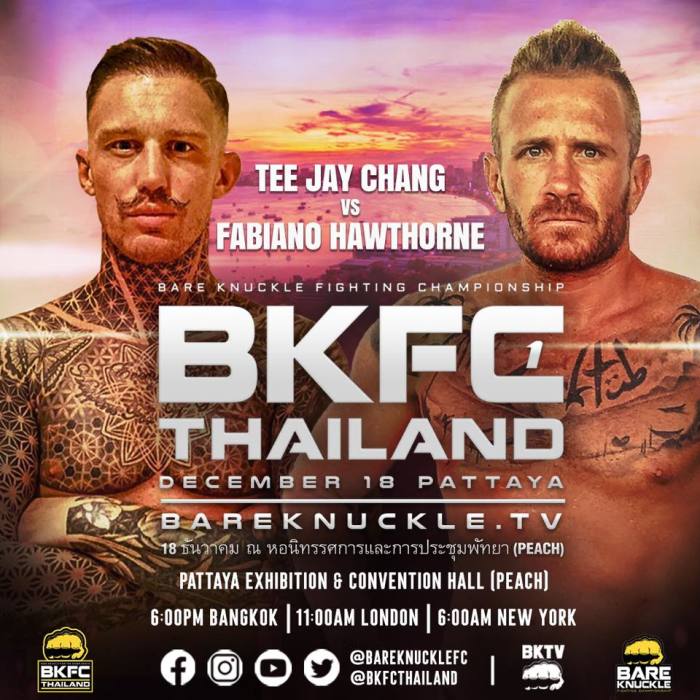 „Bare Knuckle Fighting Championships“ in Pattaya