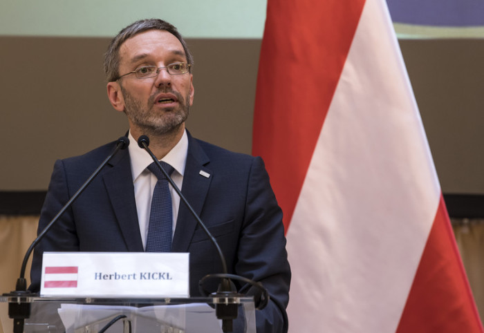 Österreichs Innenminister Herbert Kickl. Foto: epa/Zsolt Szigetvary