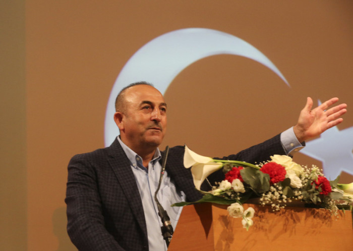 Der Chef des türkischen Außenministeriums. Foto: epa/Gilles Wirtz