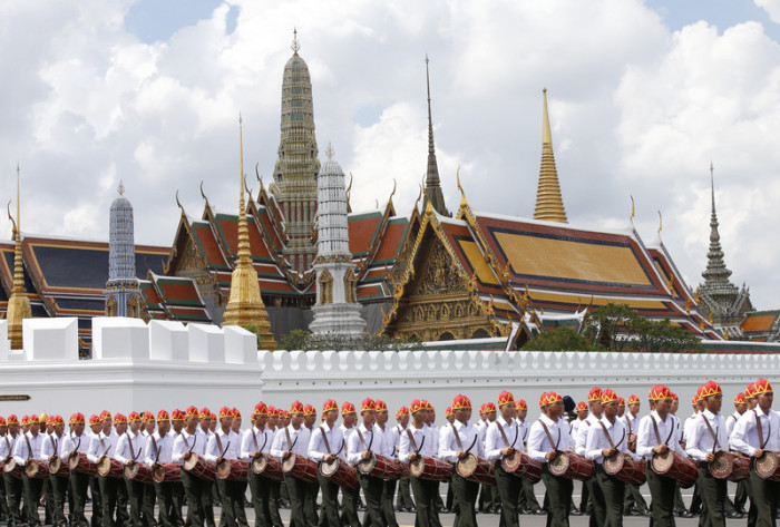Blick auf den Königspalast in Bangkok. Foto: epa/Narong Sangnak