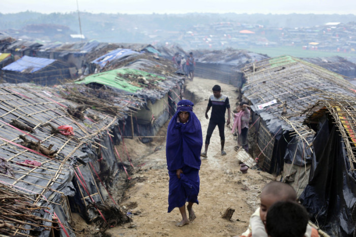  Das weitläufige Camp in Ukhiya im Bezirk Cox's Bazar. Foto: epa/Abir Abdullah
