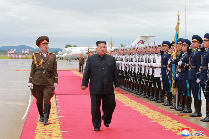 Der nordkoreanische Machthaber Kim Jong-un. Foto: epa/Kcna
