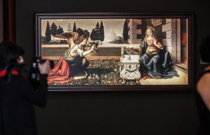 Ausstellung Leonardo in Rom. Foto: epa/Giuseppe Lami