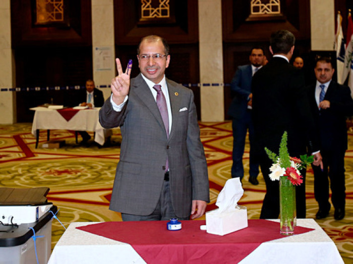 Salim al-Dschaburi, irakischer Parlamentspräsident. Foto: Karim Kadim/Ap/dpa