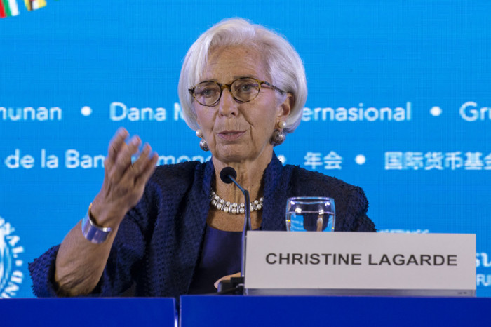 IWF-Chefin Christine Lagarde. Foto: epa/Made Nagi