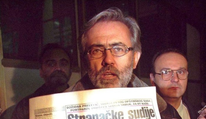 Slawko Curuvija, der Eigentümer und Chefredakteur der unabhängigen Nachrichten 