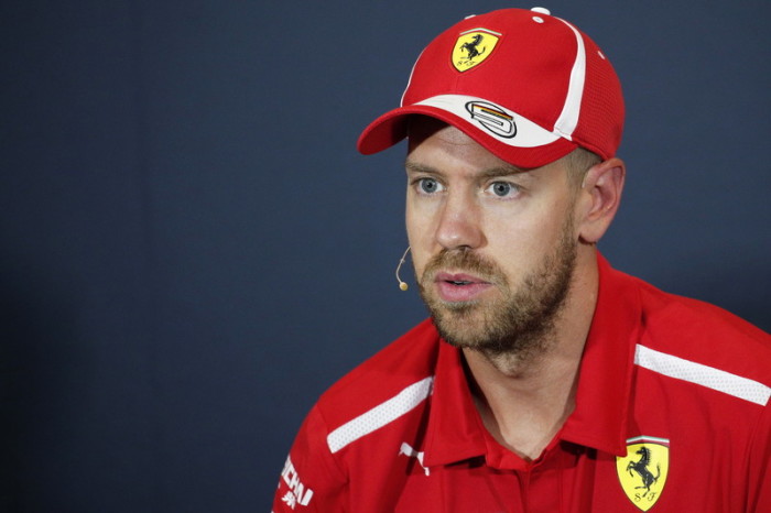 Deutscher Formel-Eins-Fahrer Sebastian Vettel. Foto: epa/Yoan Valat