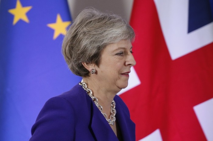 Britische Premierministerin Theresa May. Foto: epa/Julien Warnand