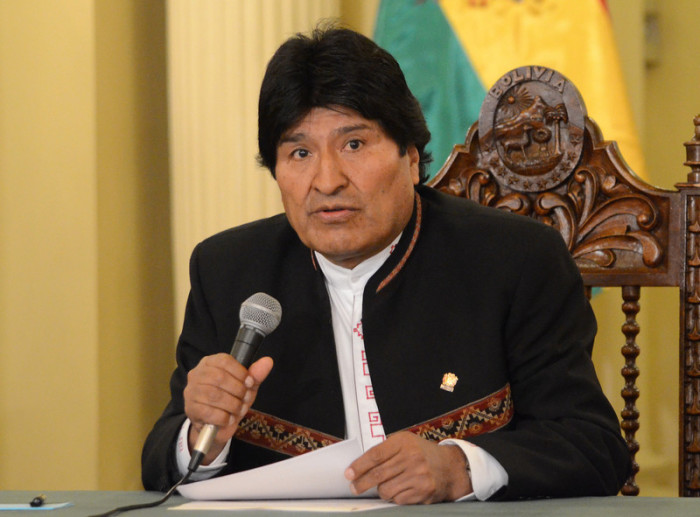  Boliviens Staatspräsident Evo Morales. Foto: epa/Bolivian Information Agency