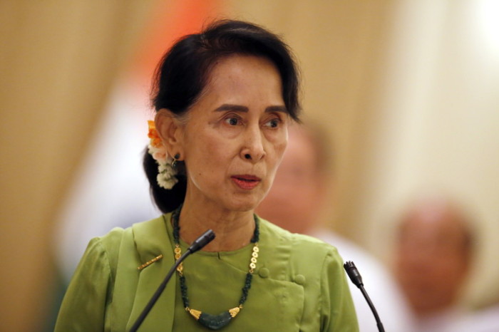  Myanmars Regierungschefin Aung San Suu Kyi. Foto: epa/Hein Htet