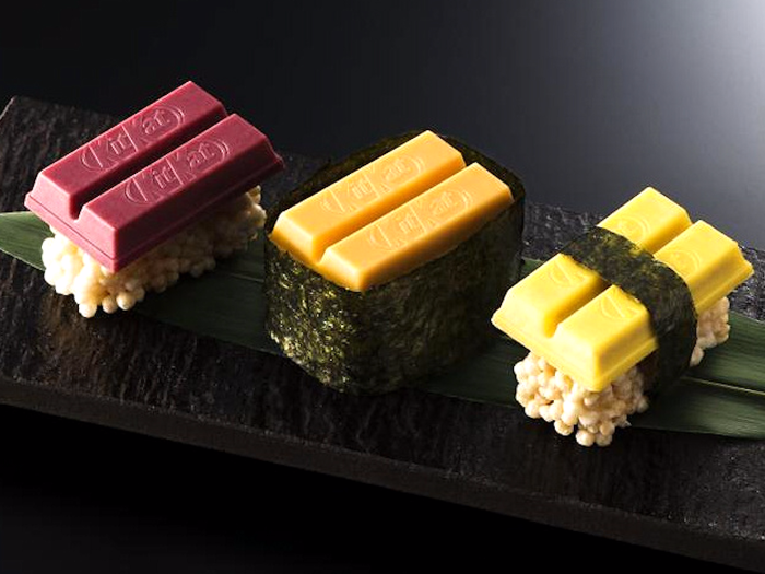 In Japan brachte Nestlè Anfang des Monats Kit Kats mit Sushi-Geschmack auf den Markt.