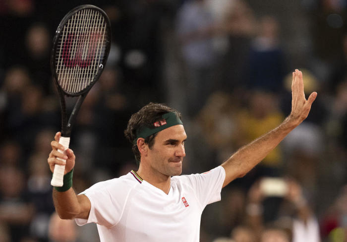 Tennisspieler Roger Federer aus der Schweiz Foto: epa/Peter Klaunzer