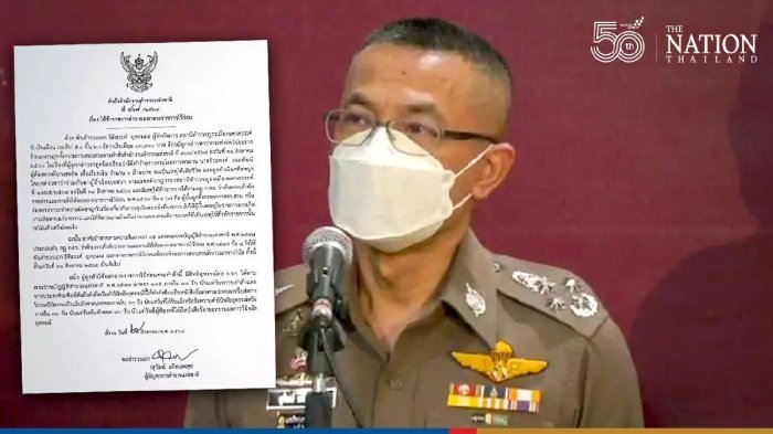 Thailands Nationaler Polizeichef Polizeigeneral Suwat Jangyodsuk hat den beschuldigten Beamten zwischenzeitlich vom Dienst suspendiert. Foto: The Nation