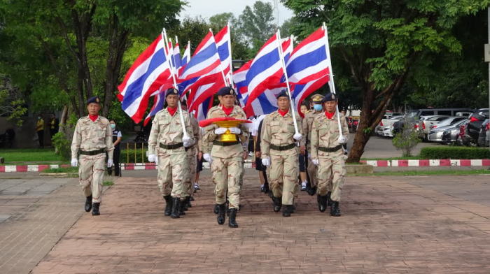 Am 28. September wird jährlich landesweit der thailändische Nationalflaggentag zelebriert. Foto: National News Bureau Of Thailand
