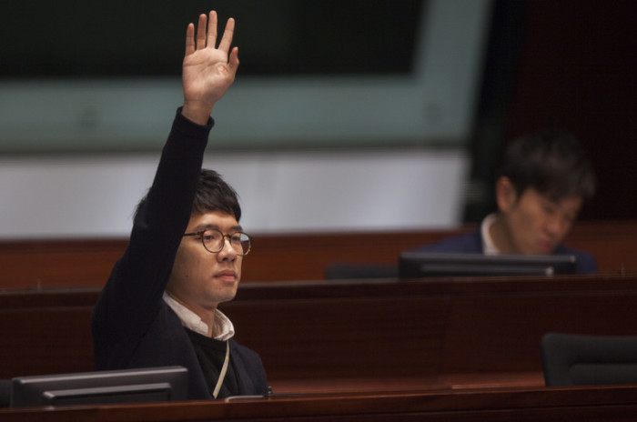  Der Hongkonger Abgeordnete Nathan Law. Foto: epa/Alex Hofford