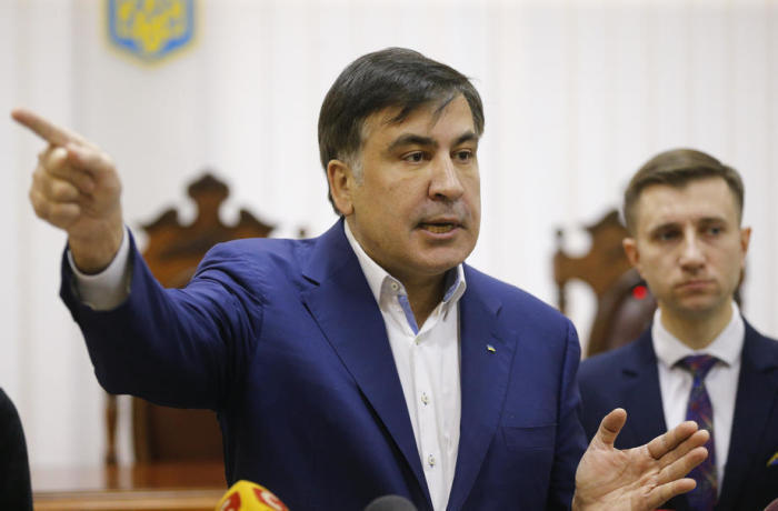 Der in Georgien inhaftierte ehemalige georgische Präsident Michail Saakaschwili. Foto: epa/Sergej Dolzhenko