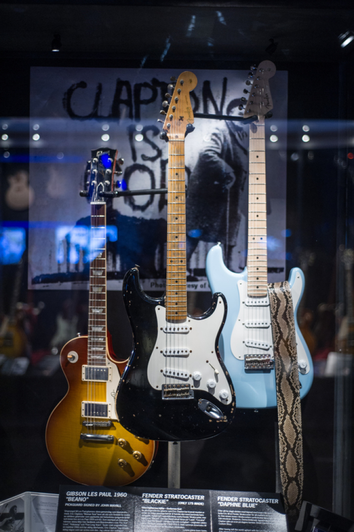 Eric Claptons berühmte E-Gitarre 