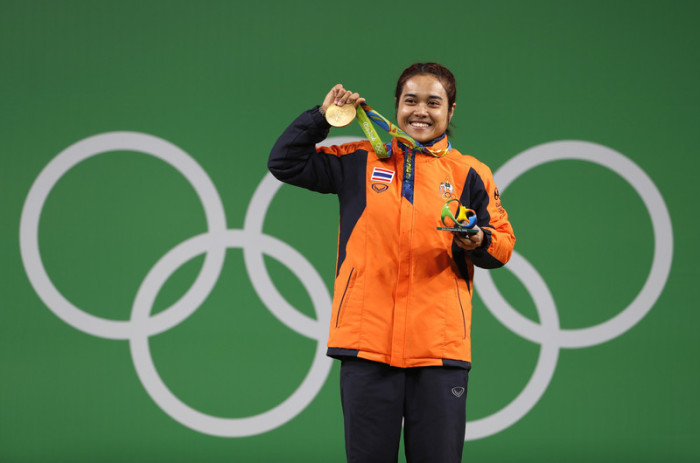 Gewichtheberin Sopita Tanasan wurde des Doping überführt. Foto: epa/Erik S.