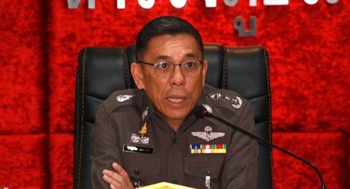 Bangkoks Polizeichef, Pol. Lt. Gen. Charnthep Sesawej. Foto: The Nation