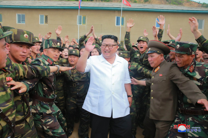 Nordkoreas Machthaber Kim Jong Un. Foto: epa/Kcna