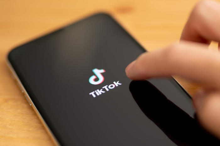 Applikation 'TikTok' auf einem Smartphone. Foto: epa/Hayoung Jeon