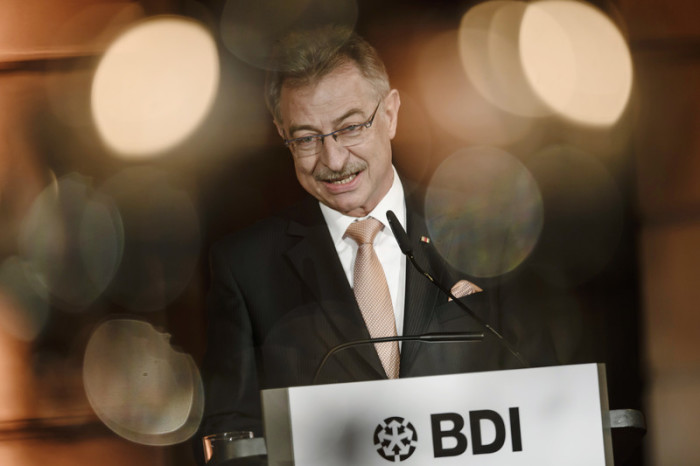 Der Präsident des Bundesverbandes der Deutschen Industrie (BDI), Dieter Kempf. Foto: epa/Clemens Bilan