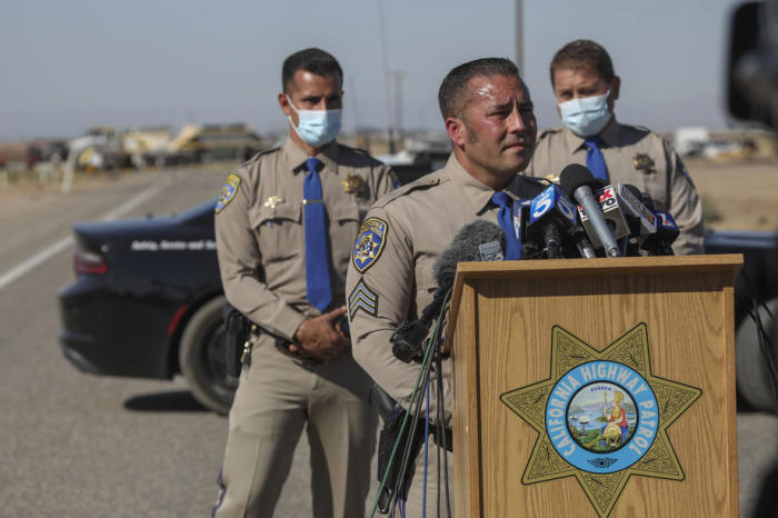 Bei einem Autounfall in Holtville, Kalifornien, kommen mindestens 13 Menschen ums Leben. Foto: epa/Sandy Huffaker