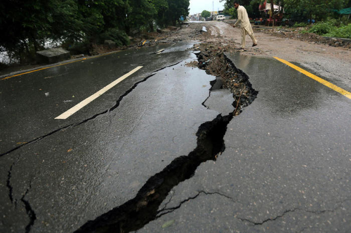 Pakistan wird von einem Erdbeben erschüttert. Archivfoto: epa/RAHAT DAR