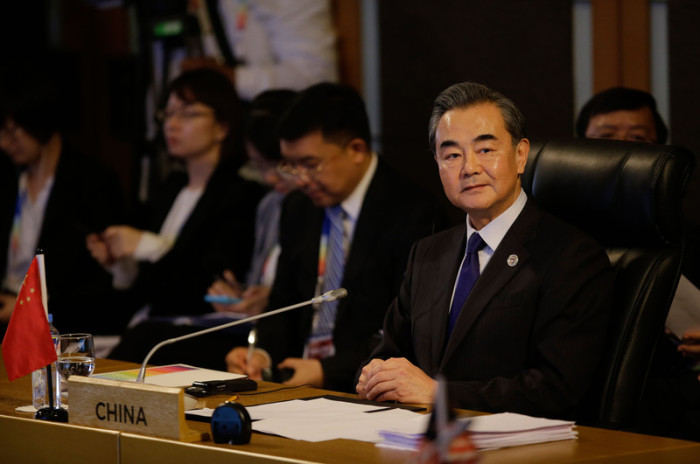 Chinas Außenminister Wang Yi. Foto: epa/Aaron Favila