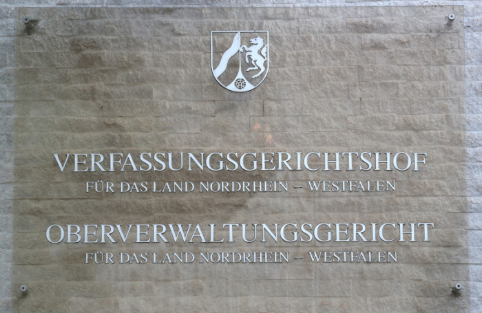 Das nordrhein-westfälische Oberverwaltungsgericht (OVG) in Münster. Foto: epa/Efe/FRIEDEMANN VOGEL