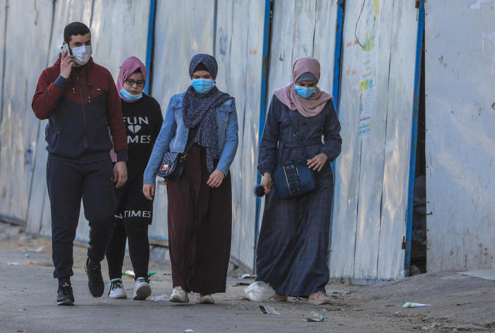 Coronavirus Pandemie in Gaza-Stadt. Foto: epa/Mohammed Saber