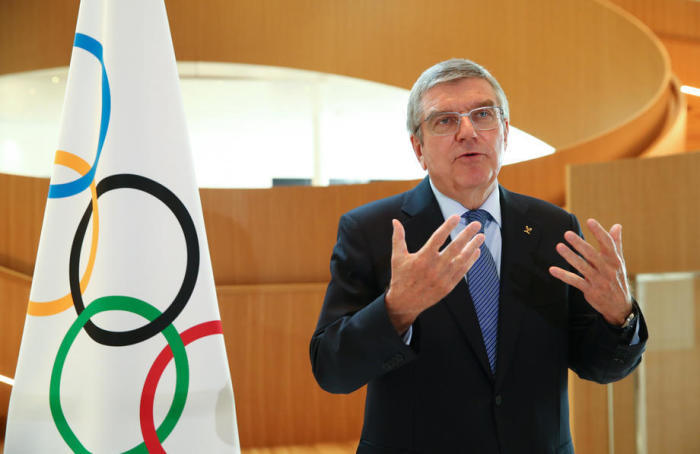 Thomas Bach, Präsident des Internationalen Olympischen Komitees (IOC). Foto: epa/Denis Balibouse / Schwimmbad