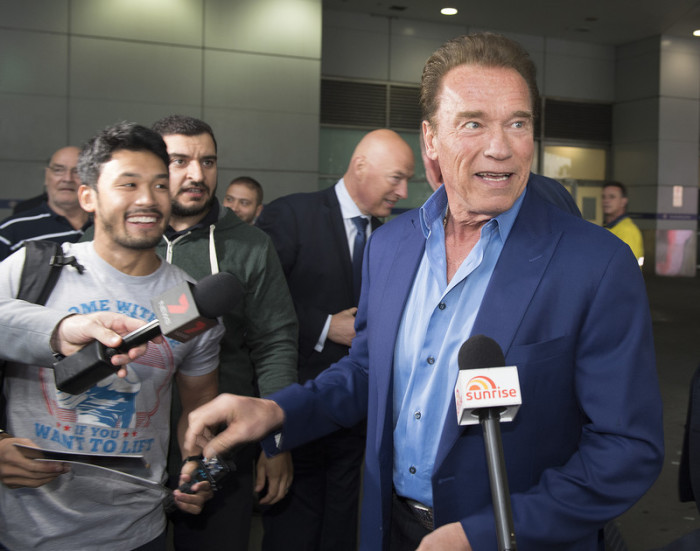  Arnold Schwarzenegger. Foto: epa/Ellen Smith Australia And New Zealand