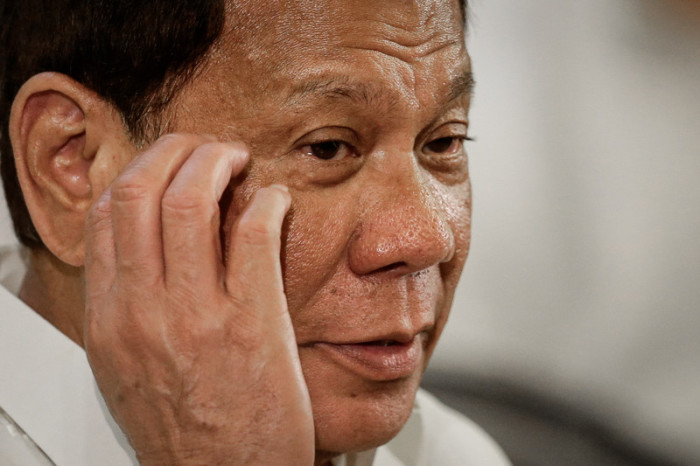 Philippinens Präsident Duterte. Foto: epa/efe/Mark R. Cristino