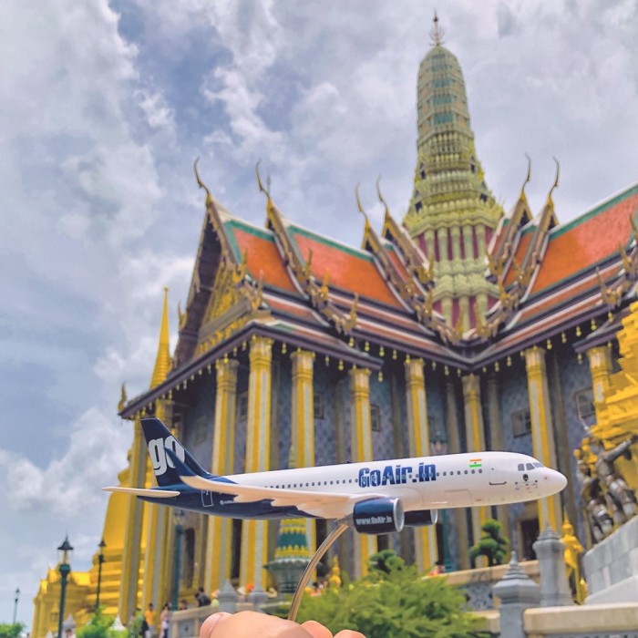 GoAir steuert neue Bangkok an. Basis der indischen Billigfluggesellschaft ist auf dem Flughafen in Mumbai. Foto: GoAir